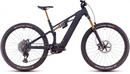 Elektrokolo CUBE STEREO Hybrid ONE44 HPC AT carbon´n´gold 2025