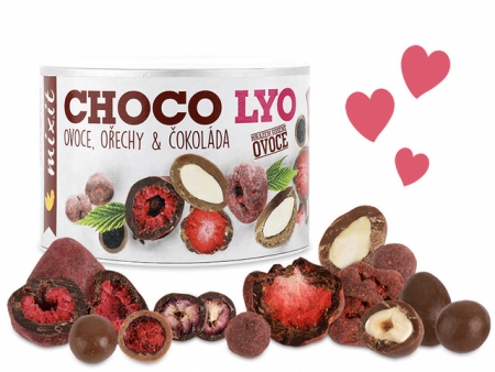 křupavé ovoce a ořechy v čokoládě Mixit 180g