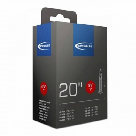 duše SCHWALBE SV7 20"x1.50-2.40 (40/62-406) SV/40mm
