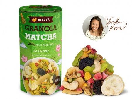 granola z pece Moniky Leové Mixit - Matcha 350g