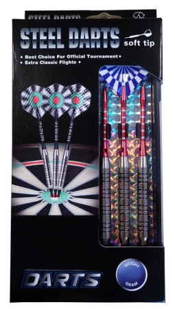 šipky soft SIRIUS s plastovými hroty 16g
