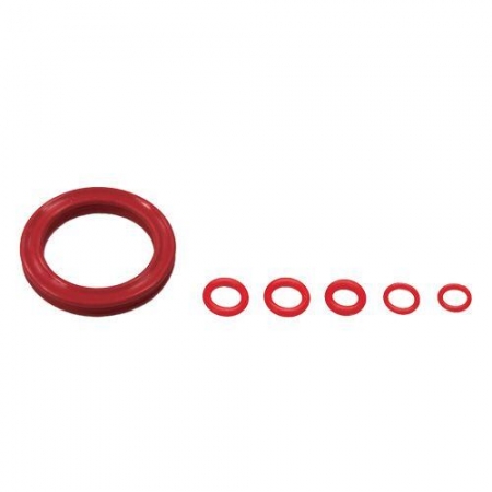 náhradní kroužky Jagwire Elite Mineral Bleed Kit Replacement Rings červené 5ks