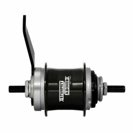 torpedo Sturmey-Archer S1C 36d ALU černý