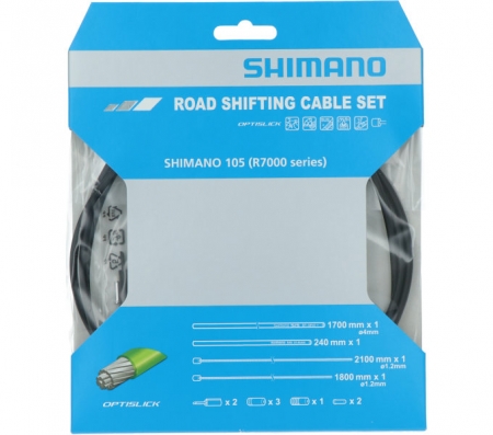 bowdeny+lanka Shimano silniční SP41 OPTISLICK set černý