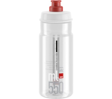 lahev ELITE Jet Clear červené logo, 550 ml