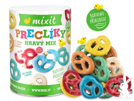 preclíky v čokoládě - Hravý mix Mixit 240g