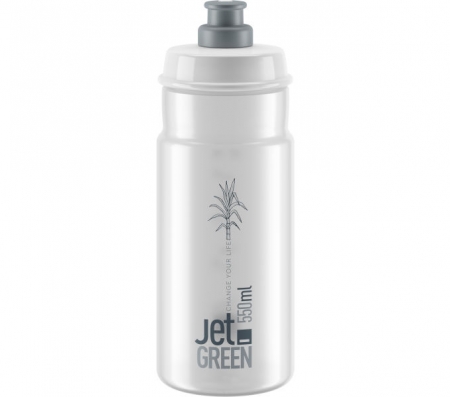 lahev ELITE Jet Green čirá/šedé logo 550 ml