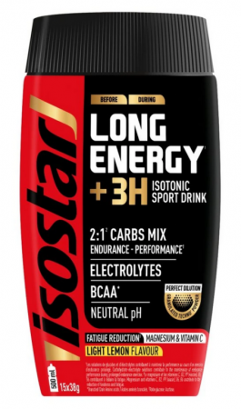 nápoj ISOSTAR Long Energy citron 570g