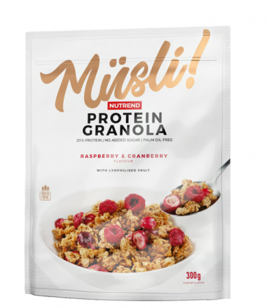 müsli Nutrend Protein granola malina & klikva