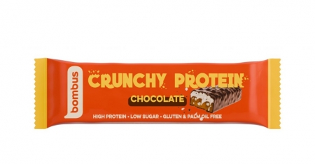 tyčinka Bombus Crunchy Protein 50g čokoláda exp. 09/26