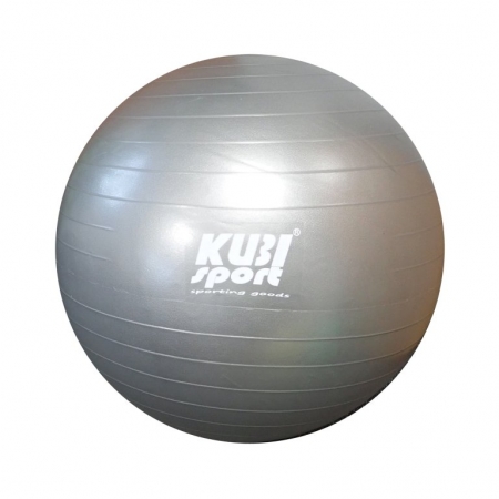 míč gymnastický Kubisport 650mm stříbrný