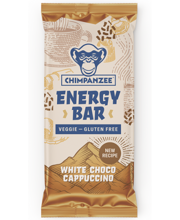 tyčinka Chimpanzee Energy bar bílé čokoládové cappuccino 55g