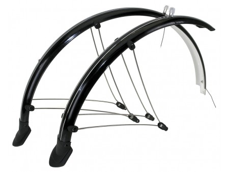 blatníky M-Wave 20" šíře 56mm + dynamo kabely černé servisní balení