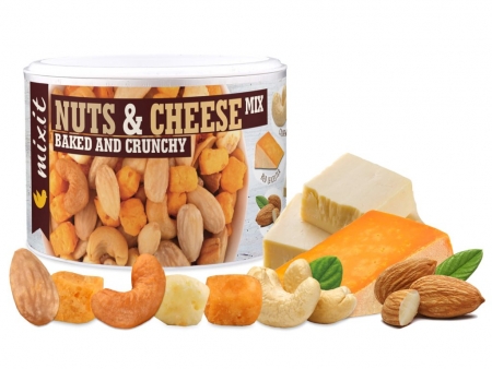 mix pražených ořechů a křupavých sýrů Mixit 120g