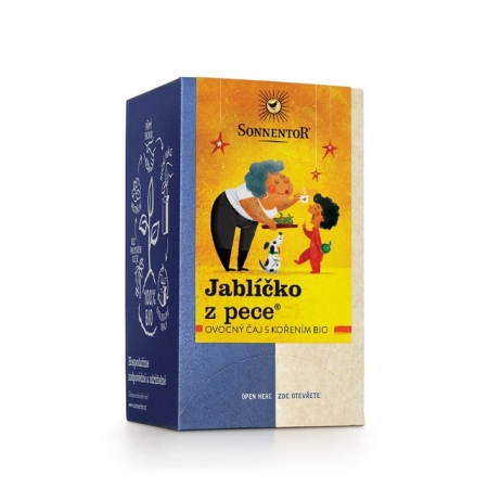čaj "Jablíčko z pece" Sonnentor 45 g porcovaný