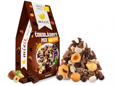 müsli classic Mixit Čokoládový mix bez lepku 430g