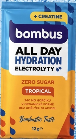 nápoj Bombus All Day Hydration Elektrolyty 12g tropical + creatin