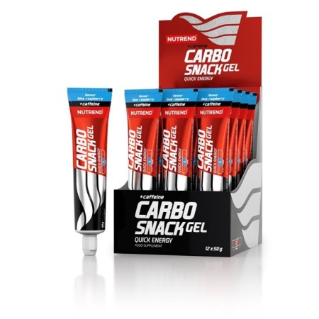 gel Nutrend Carbosnack MALINA MODRÁ caffeine tuba
