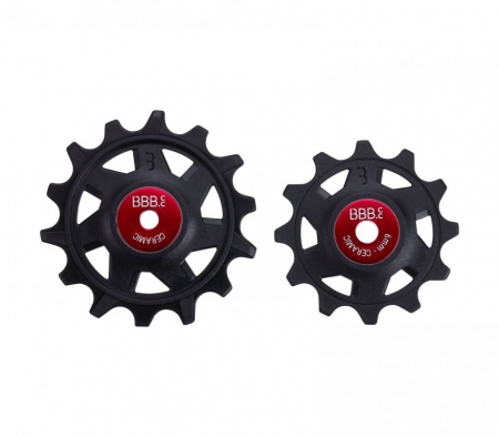 kladky BBB BDP-17 RollerBoys 12/14T černé keramika