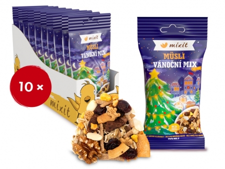 müsli Vánoční do kapsy Mixit 50g