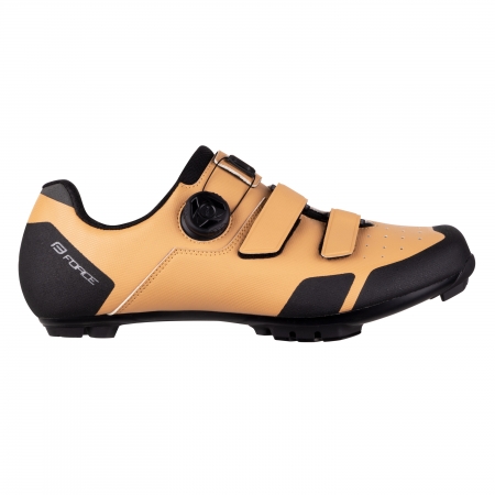 tretry FORCE MTB REVO 2, světle hnědé 45