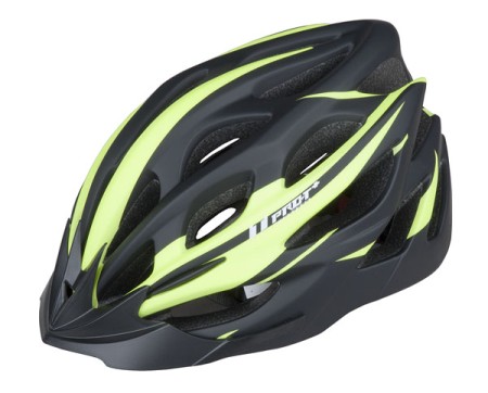 Přilba PRO-T Plus Alcazar In mold černo-žlutá fluor matná