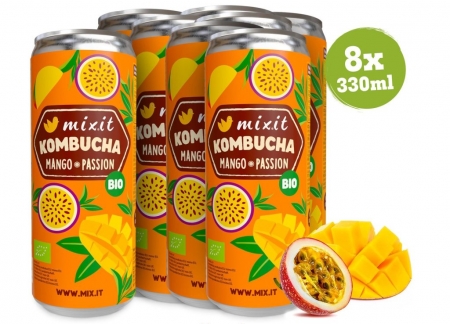 nápoj Mixit BIO kombucha mango + marakuja 8ks