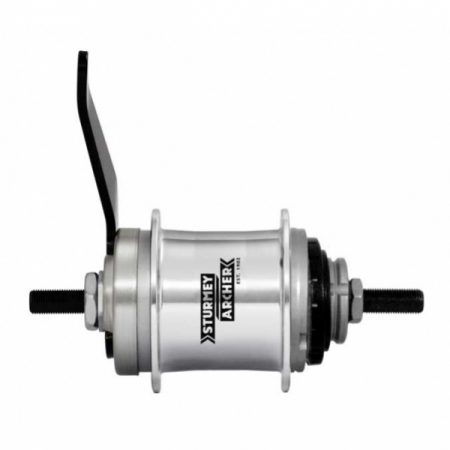 torpedo Sturmey-Archer S1C 36d ALU stříbrný