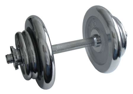 činka jednoruční 17kg 25mm chromová