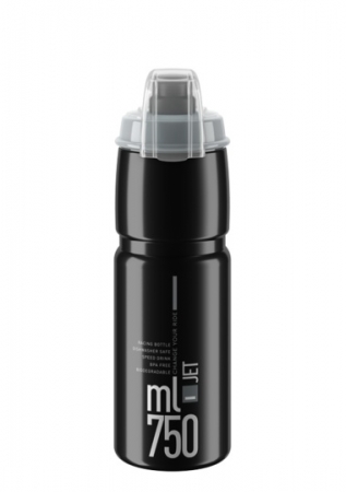 lahev ELITE Jet Plus 21´ černá/šedé logo 750 ml