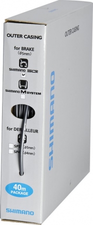 bowden brzdový Shimano SLR 40m šedý box