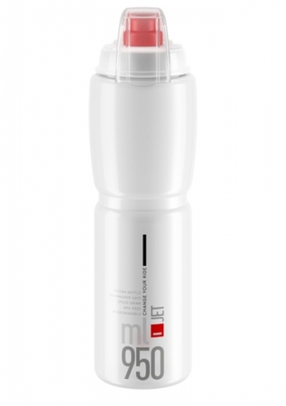 lahev ELITE Jet Plus 21´ čirá/červená logo 950 ml