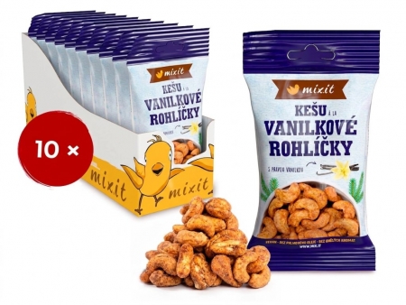 kešu do kapsy - vanilkové rohličky Mixit 60g