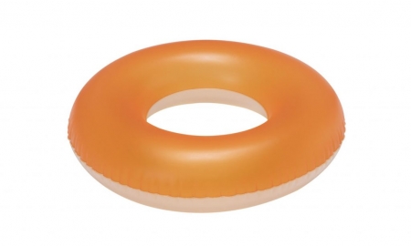 kruh nafukovací 76cm neon oranžový