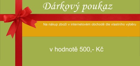 Dárkový poukaz - 500 Kč